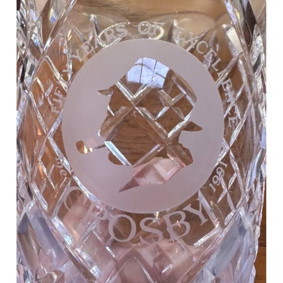 Waterford Crystal Vase 1991 75th Years Of Excellence Limited Edition 8.5" Tall - Picture 10 of 10